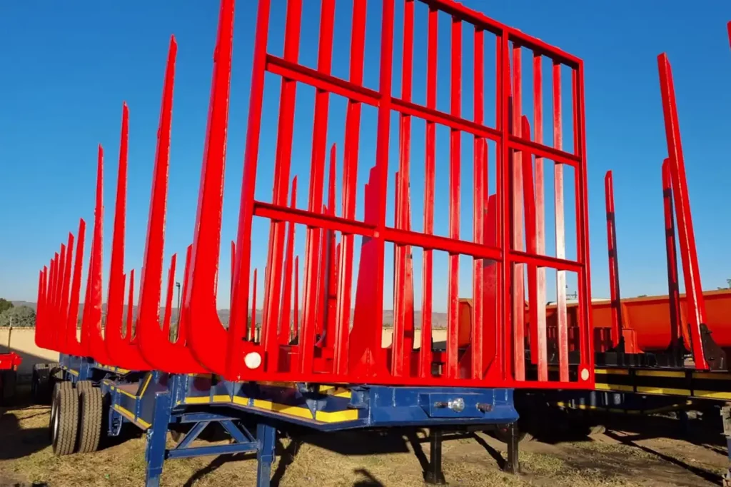 Superlink logger trailer available for hire from Edan Vehicle and Asset Hire